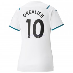 Dame Fotballdrakter Manchester City Jack Grealish 10 Borte 2021-22 Kortermet